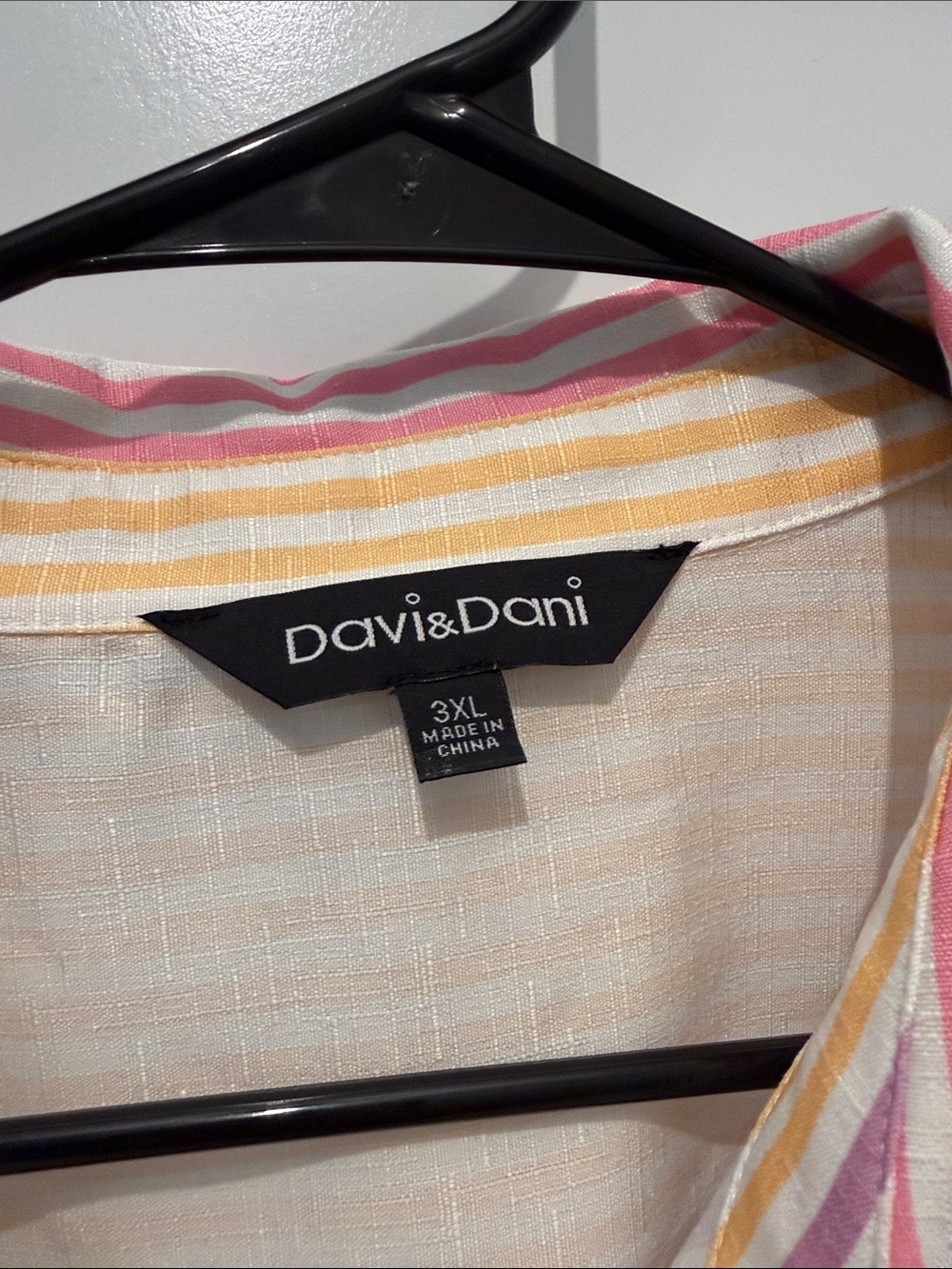 DAVI & DANI Pastel Multicolor Striped Button-Down Shirt - Picture 2 of 4